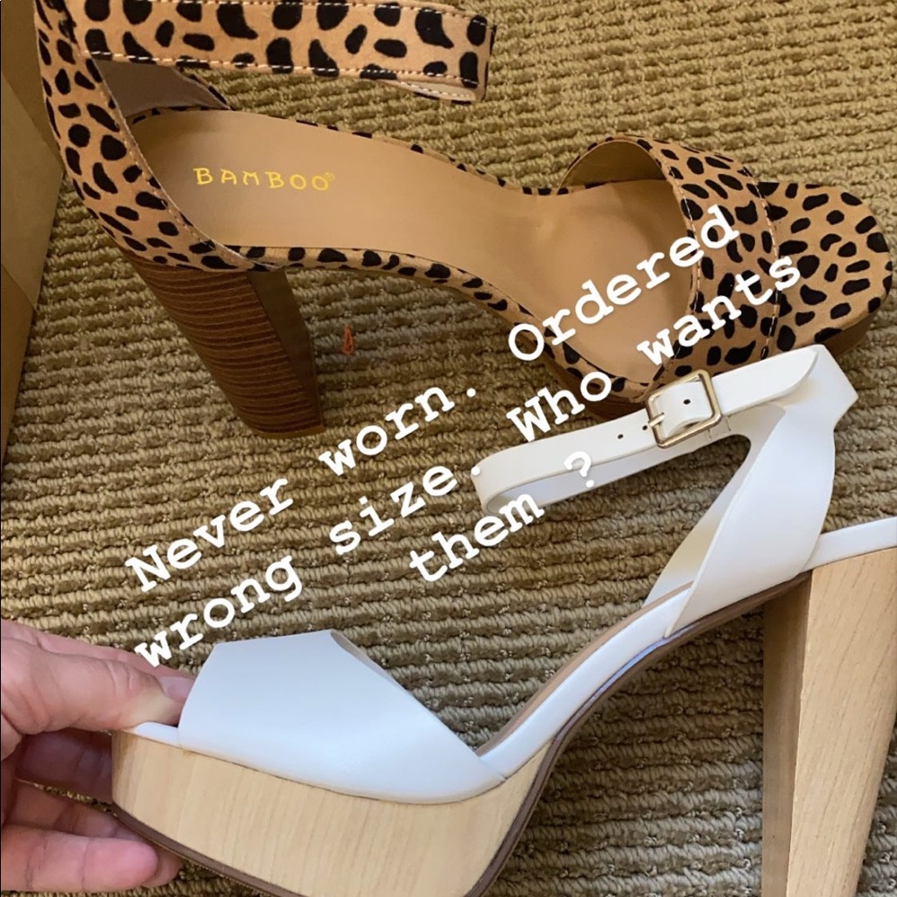 2 pairs of heels